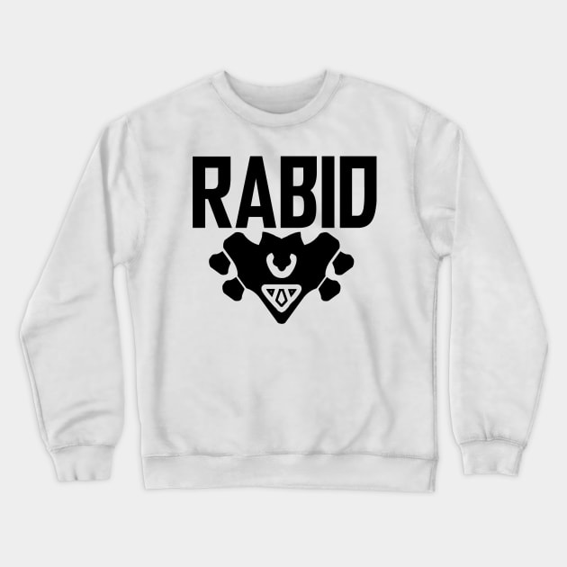 RABID RESTRAINT MASK Crewneck Sweatshirt by Tyler Teej